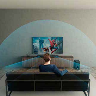 Sanal, Üç Boyutlu Surround Ses Üreten Dolby Atmos Sound Bar